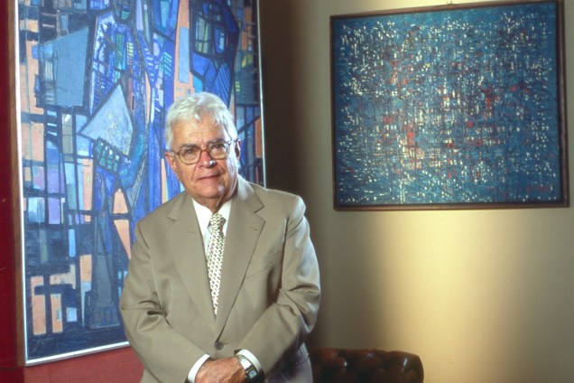 Gilberto Chateaubriand, colecionador de obras de arte. 2005