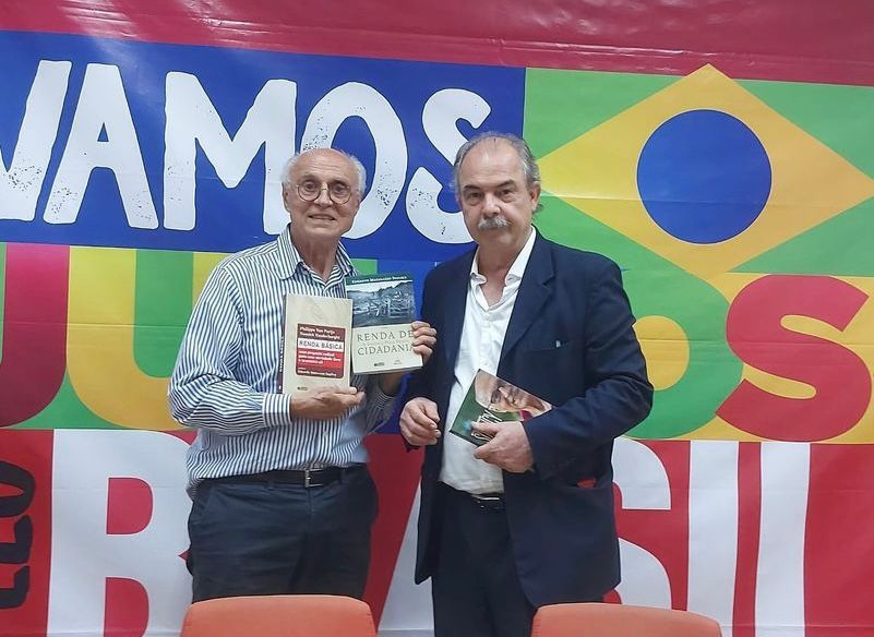 Eduardo Suplicy e Aloizio Mercadante: reconciliação após desentendimento em evento do PT
