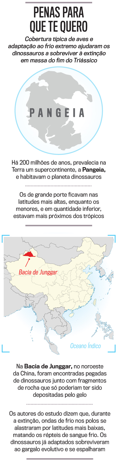 Dinossauros desenvolveram estratégias para sobreviver ao frio, diz estudo, Ciência