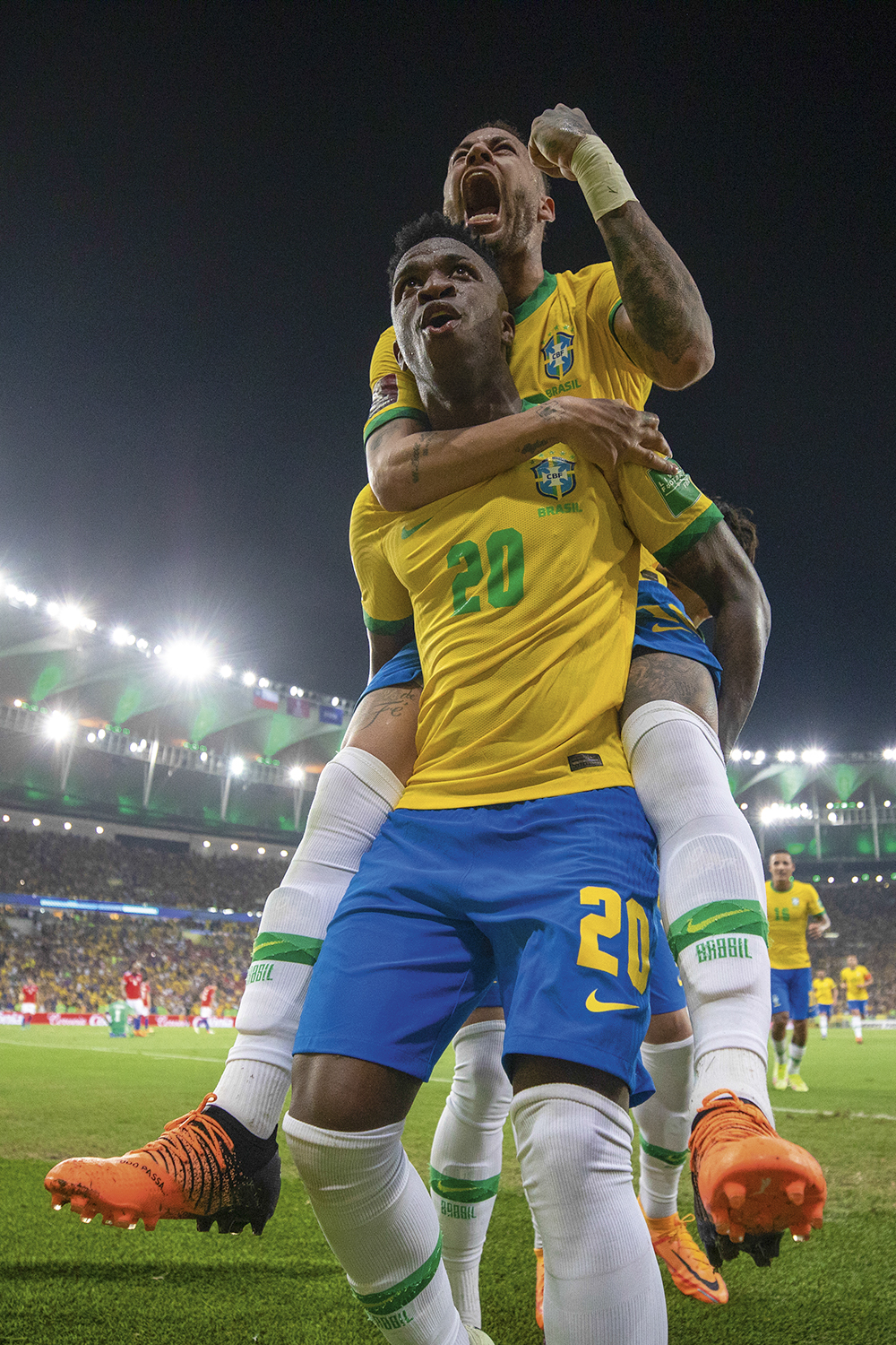 NO TOPO - Vinicius Jr. e Neymar: passeio nas Eliminatórias -