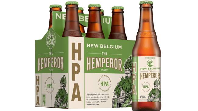 A IPA Hemperor, produzida pela New Belgium -