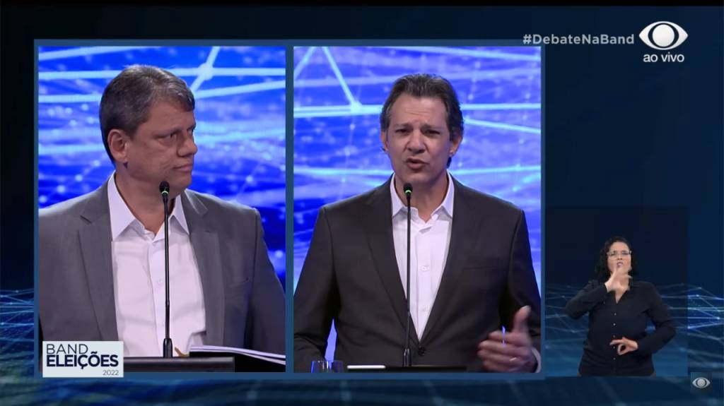 A grande ausência na equipe de Haddad durante o debate