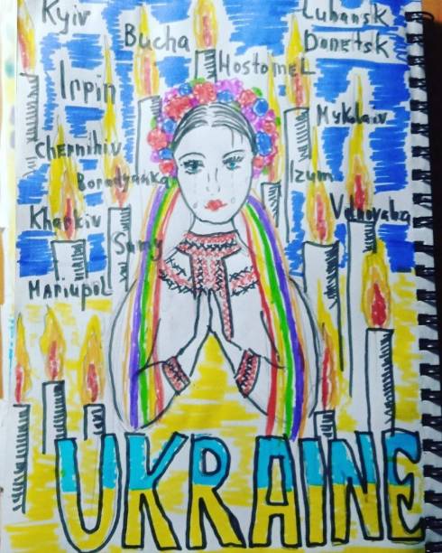Desenho realizado por Artem, 7 anos -