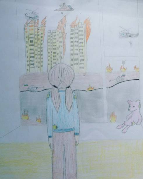 Desenho realizado por Mariia, 11 anos -