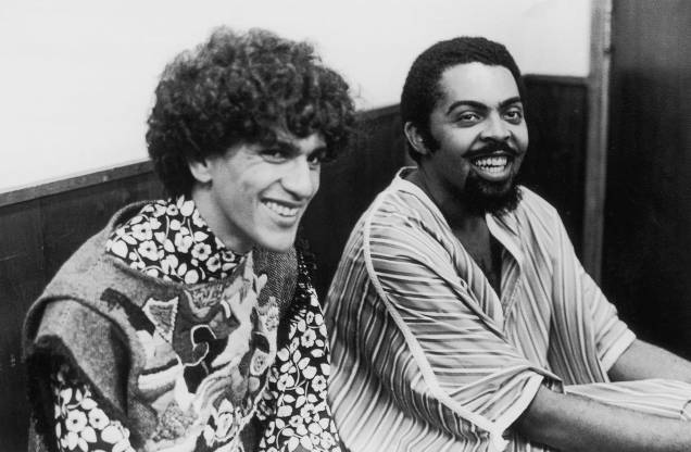 Caetano Veloso e Gilberto Gil, em 1968. Caetano Veloso e Gilberto Gil, em 1968.