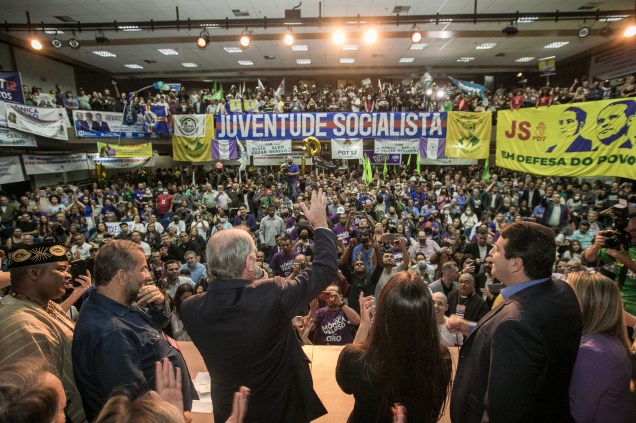 Ciro Gomes, candidato `a presidência da República pelo PDT, durante campanha em São Paulo no "Giro do Ciro", 05/08/2022.