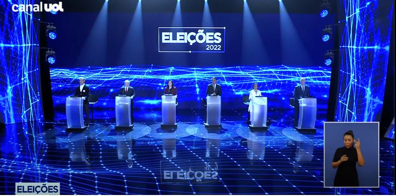 Seis candidatos participam do primeiro debate presidencial de 2022 na Band -