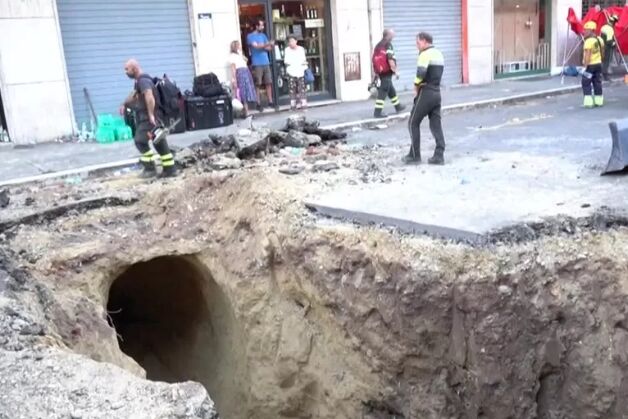 Policiais acreditam que italiano encontrado em túnel perto do Vaticano pode ter feito parte de uma gangue que tentava invadir um banco. 12/08/2022.