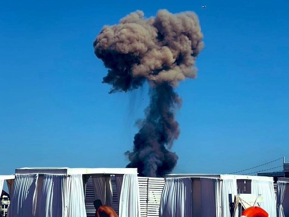 Explosões ocorreram na base áerea russa em Saki, na península da Crimeia. 09/08/2022