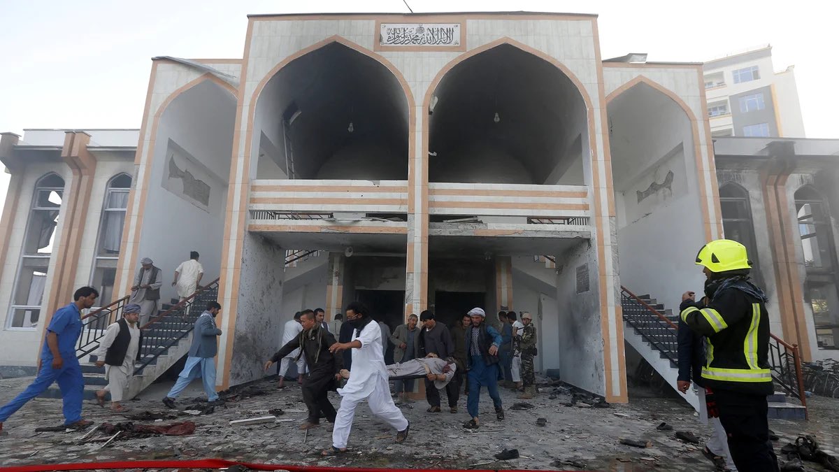 Explosão em mesquita em Cabul, Afeganistão. 17/08/2022