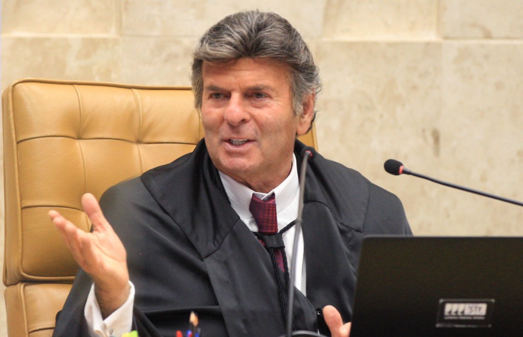 O presidente do STF, Luiz Fux