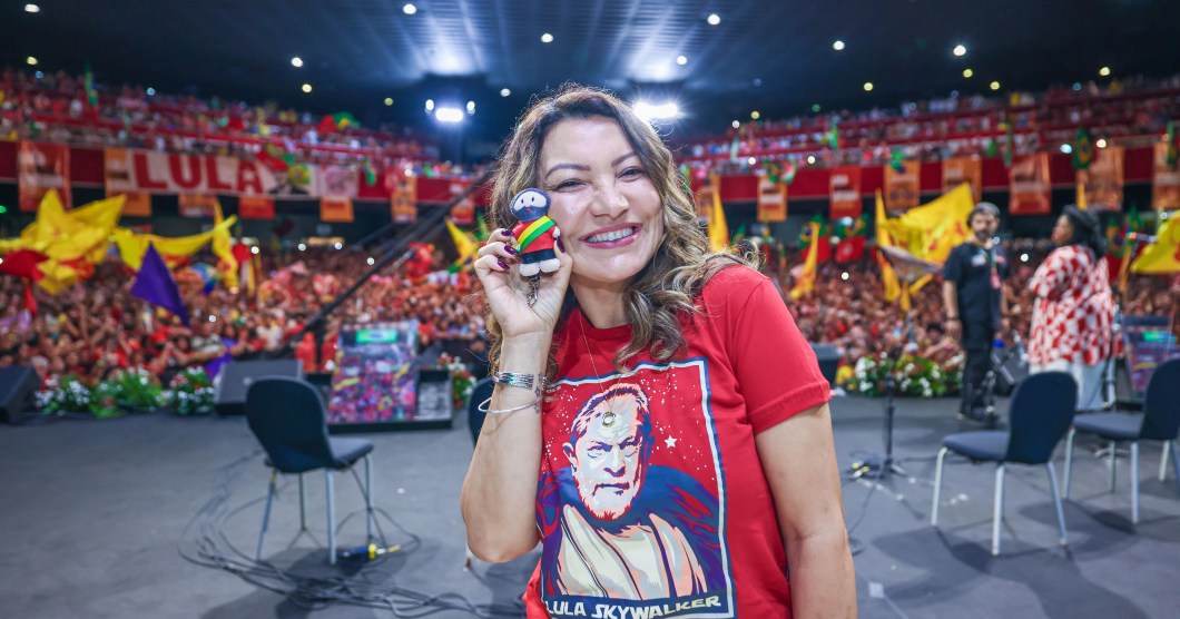 Rosângela Janja participa do ato público “Juntos por Pernambuco e pelo Brasil”, em Recife (PE), 21/07/2022.