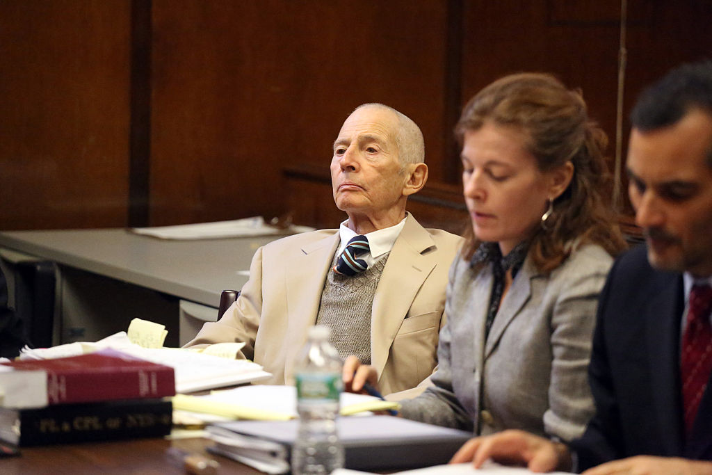 Robert Durst no Tribunal Criminal de Manhattan, em 11 de dezembro de 2014: acusado de invadir a propriedade de seu irmão, foi considerado inocente