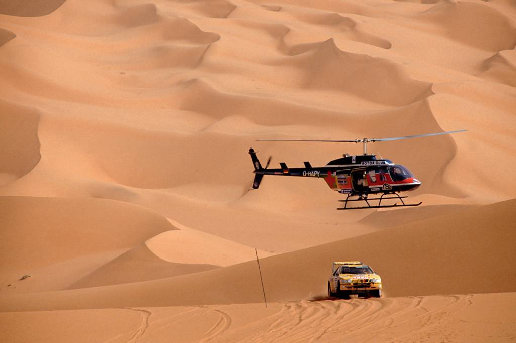 REFERÊNCIA - O Dakar, na Arábia Saudita: a prova é realizada no deserto -