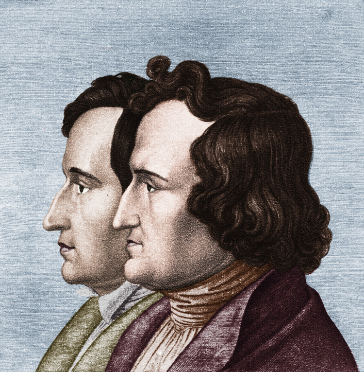 GettyImages-587836646.jpg IRMÃOS ALEMÃES - Wilhelm e Jacob Grimm: histórias infantis com pegada adulta provocam ruído familiar -