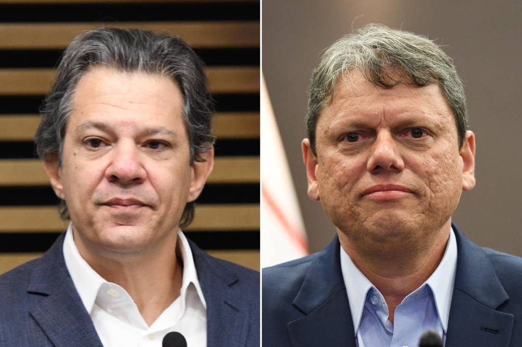 Tarcísio desiste do debate em pool de VEJA e Haddad será entrevistado