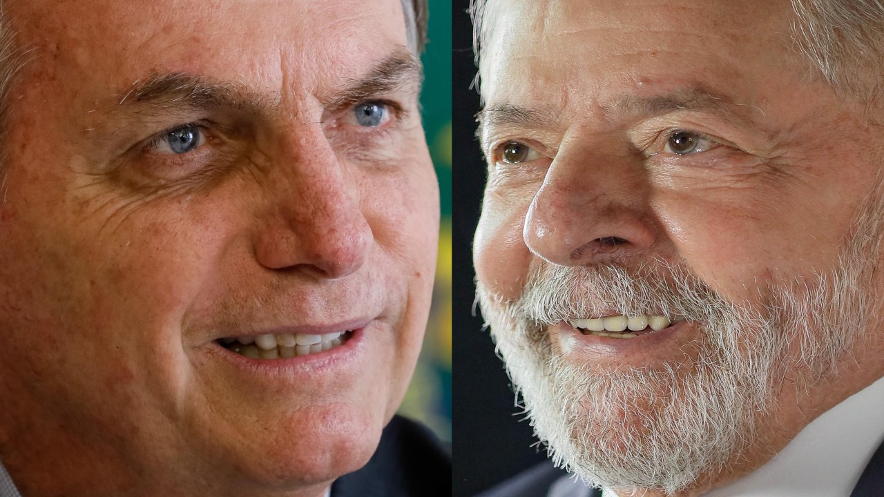 O presidente Jair Bolsonaro e o ex-presidente Luiz Inácio Lula da Silva -