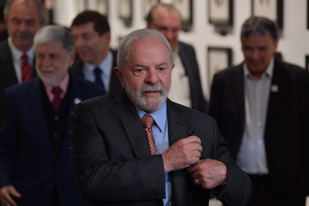 O ex presidente e candidato `a presidência da República Lula, visita a Federação das Indústrias do Estado de São Paulo, 09/08/2022.