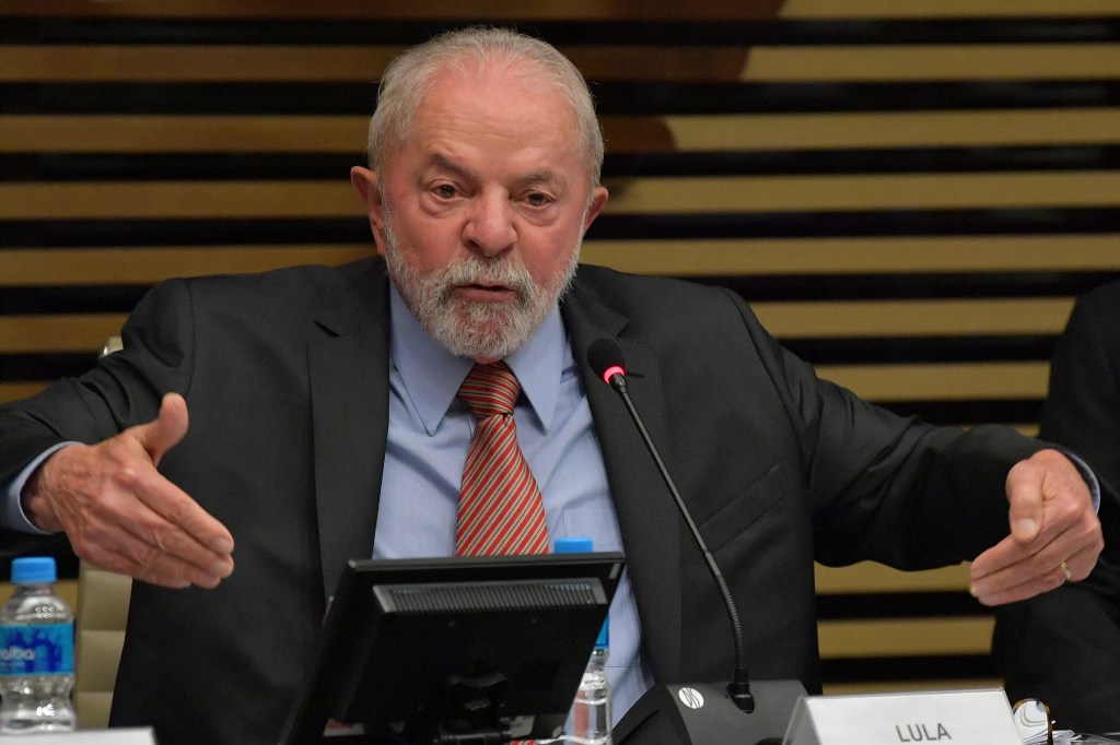 Lula na posse de Gonet