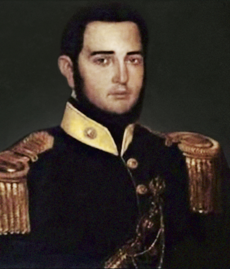 Manuel-Rodrigues-Jordão,-Neto-(1781—1827).jpg ACOLHIDA - Manoel Rodrigues Jordão: o brigadeiro hospedou o príncipe em seu casarão -