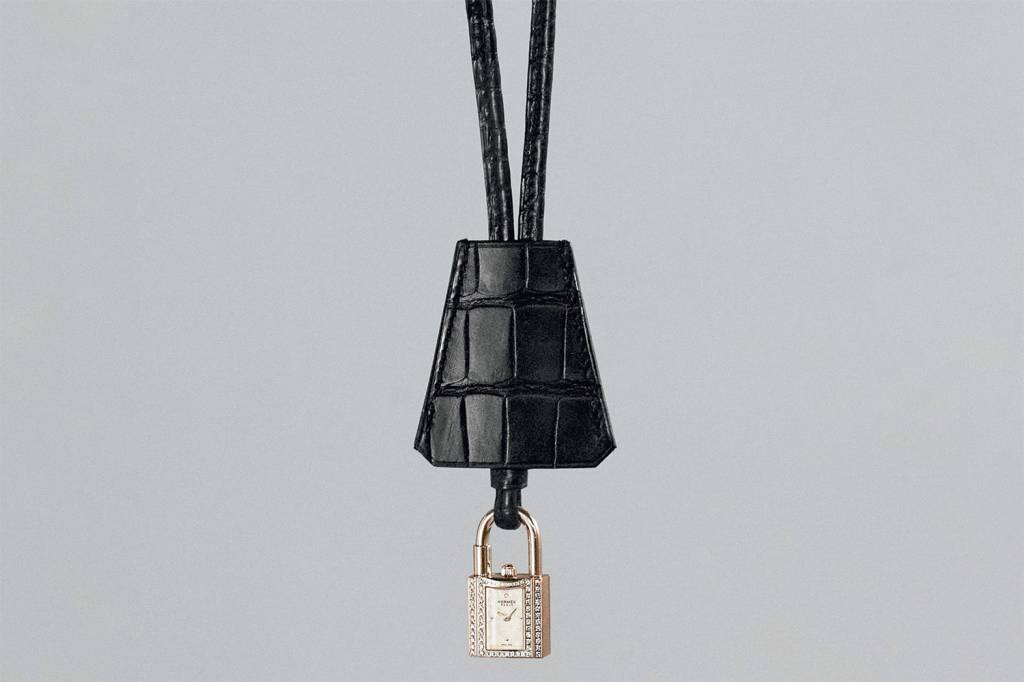 CHAVES - Cadeado da Hermès: destacável, pode ser utilizado como pingente em outras peças -