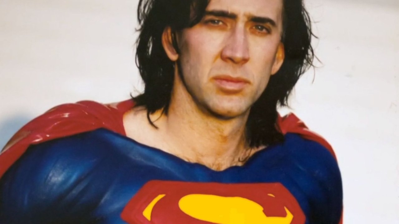 Nicolas Cage em 'Superman Lives', nunca lançado