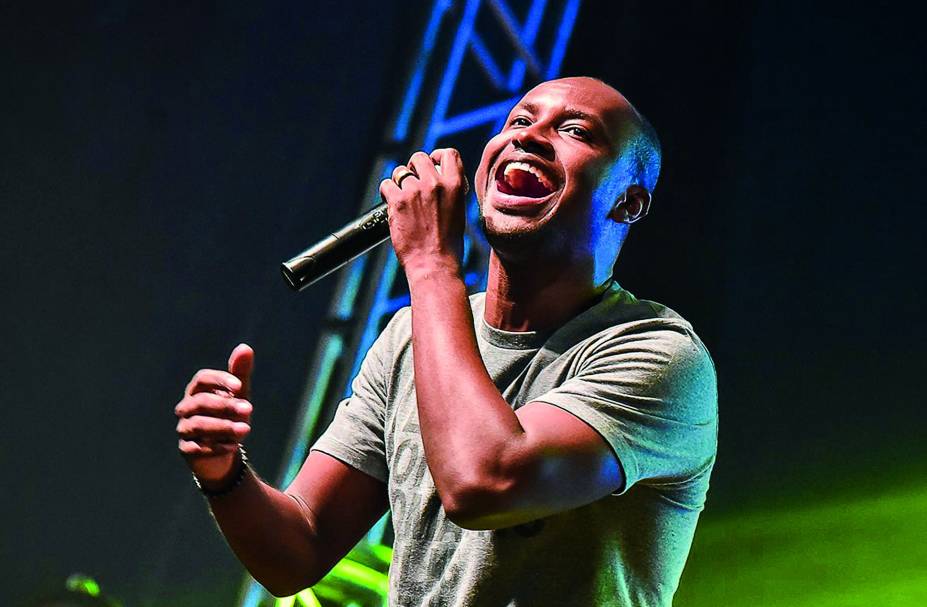 Thiaguinho, músico, compositor e cantor, 2017.