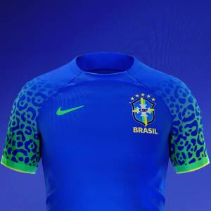 RESERVA - Fornecedora manteve a também tradicional camisa azul da seleção