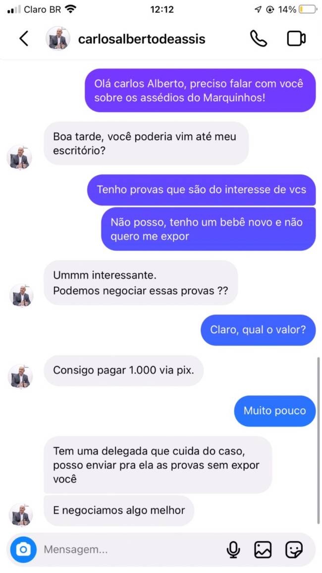 Conversas e promessas