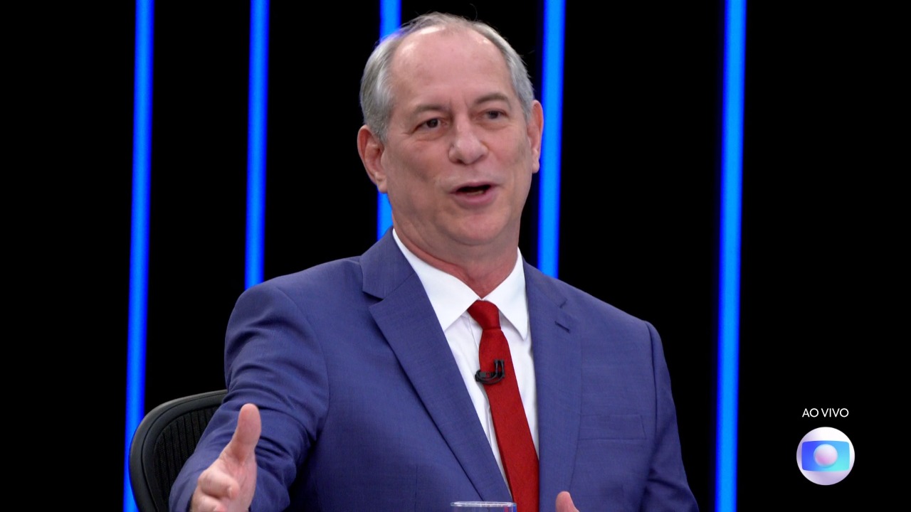 Ciro Gomes participa de sabatina no Jornal Nacional nesta terça-feira.