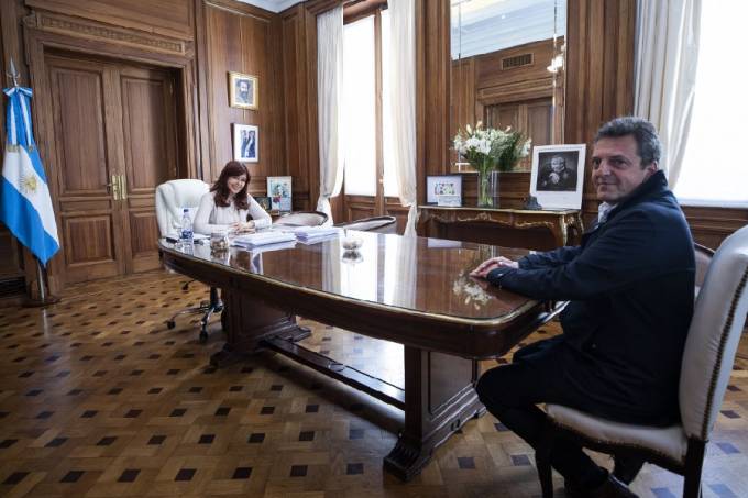 Cristina Kirchner e Sergio Massa