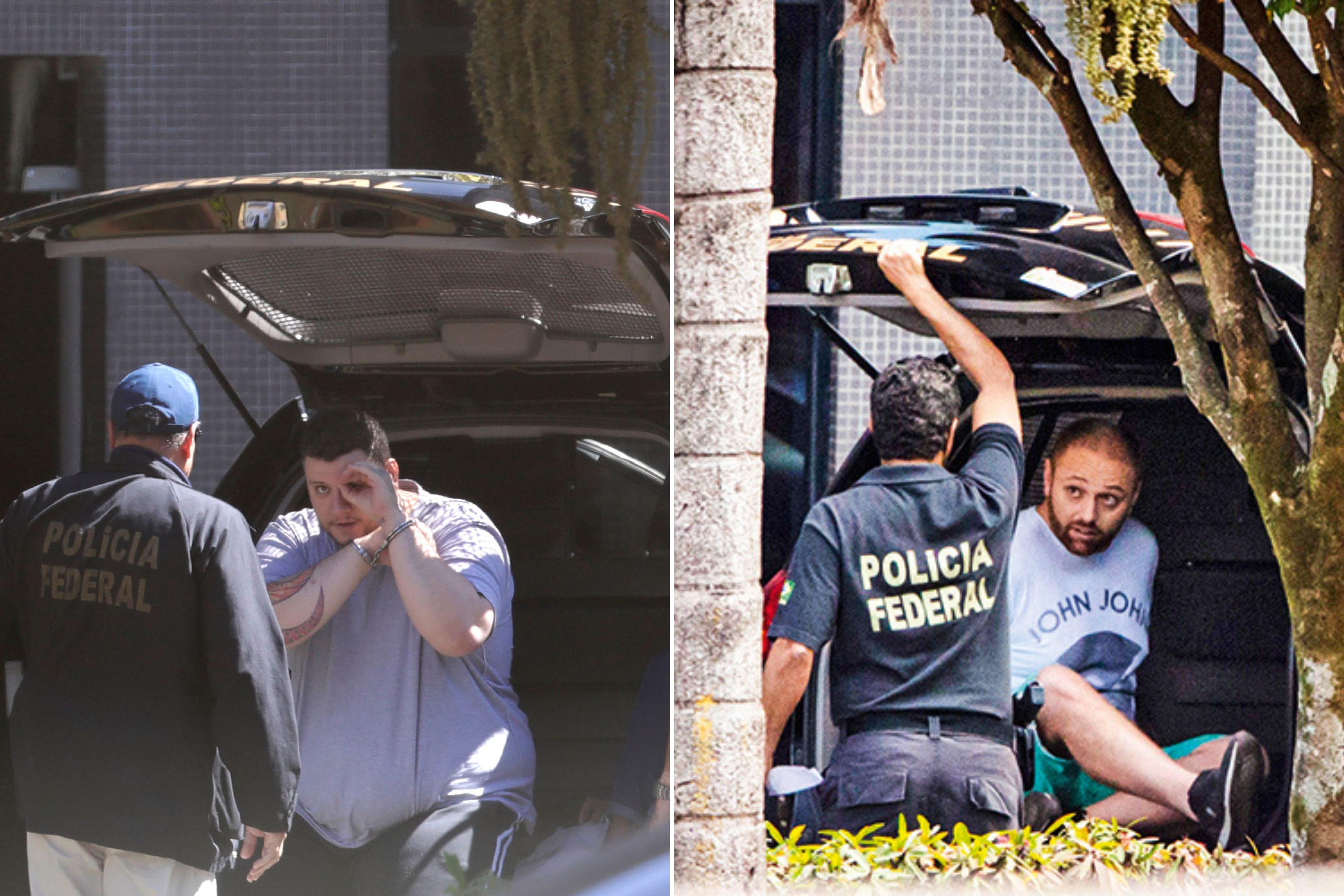 Gustado Henrique Elias Santos e Walter Delgatti Neto, dois dos investigados -