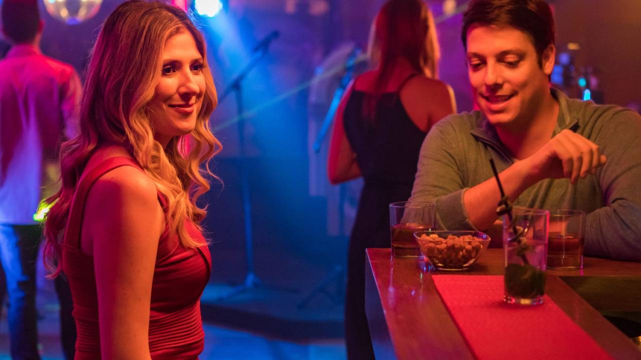 Dani Calabrasa e Fabio Porchat no filme 'O Palestrante'