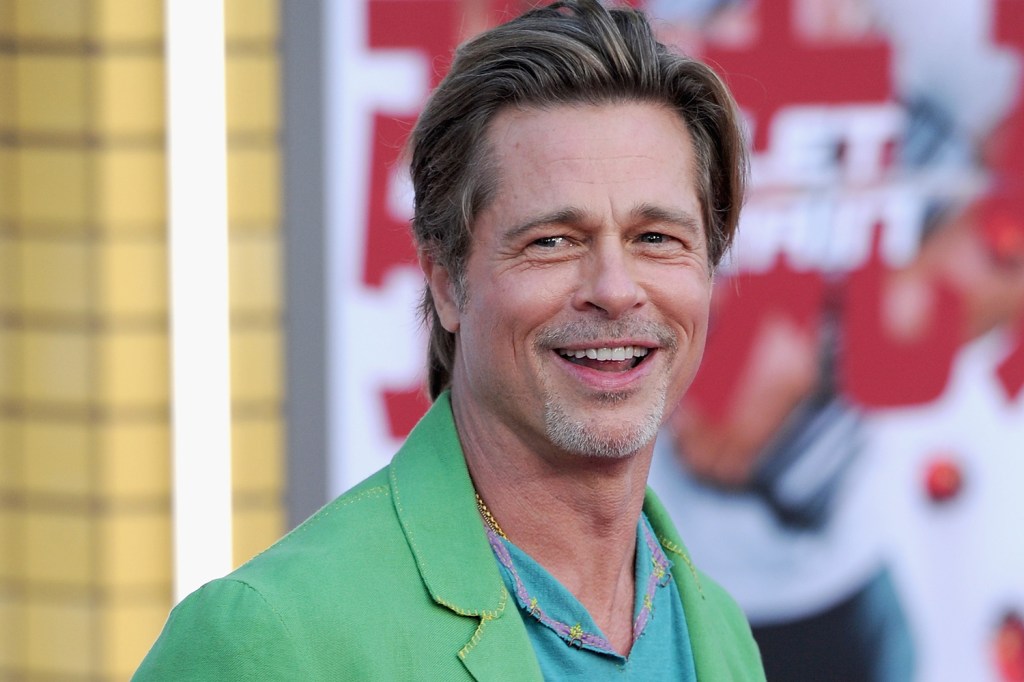 Brad Pitt na estreia de Trem-Bala' em Los Angeles, 2022 -
