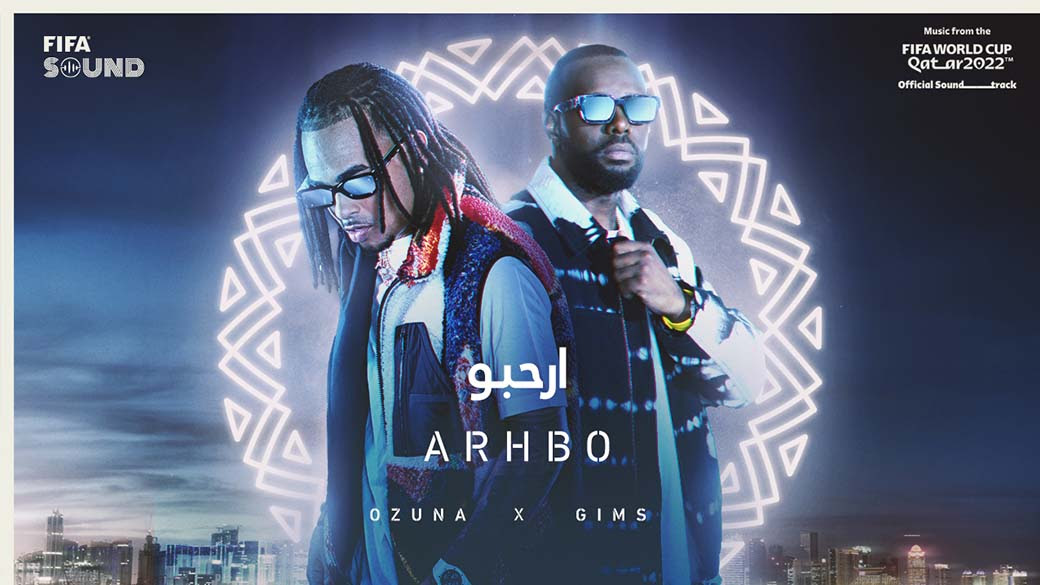 A música Ahrbo é a segunda trilha oficial para a Copa do Mundo FIFA 2022, que terá início em 20 de novembro, no Catar