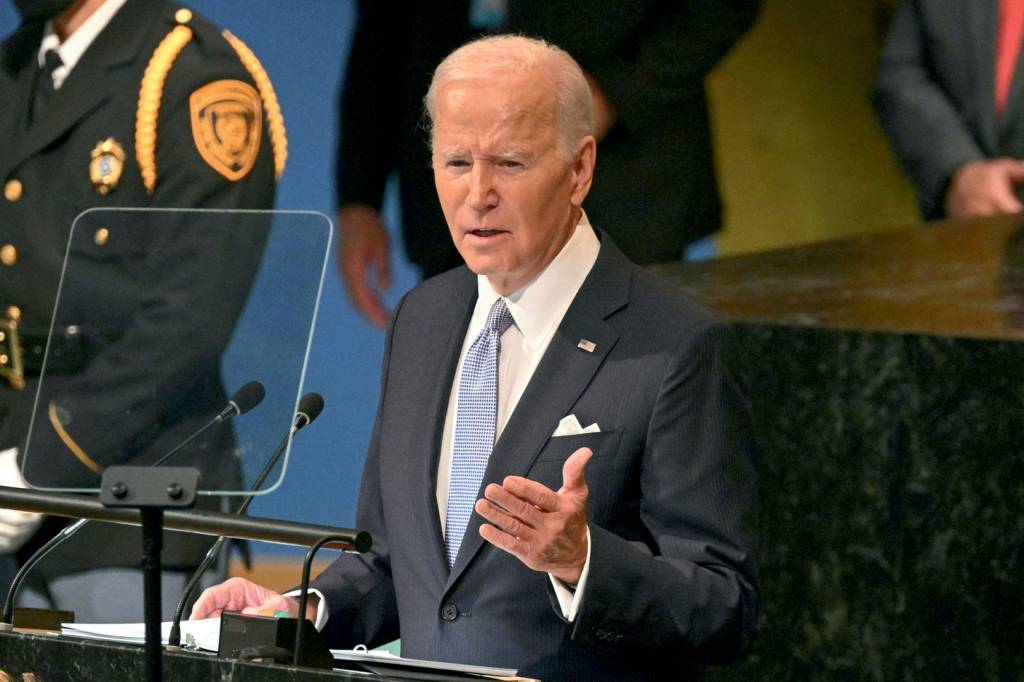 UN-DIPLOMACY-GENERAL ASSEMBLY RESPOSTA - Biden na ONU: união contra a guerra “brutal e descabida” -