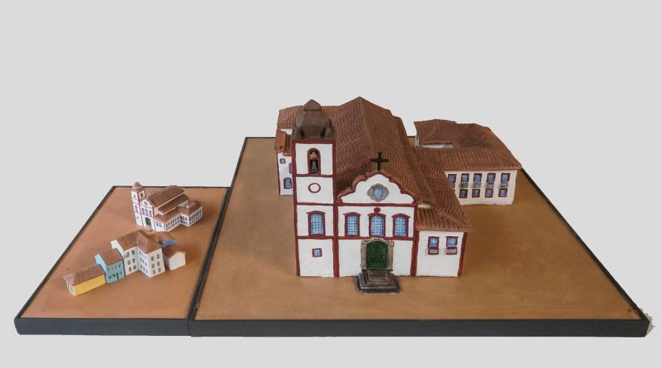 Maquete em exposição