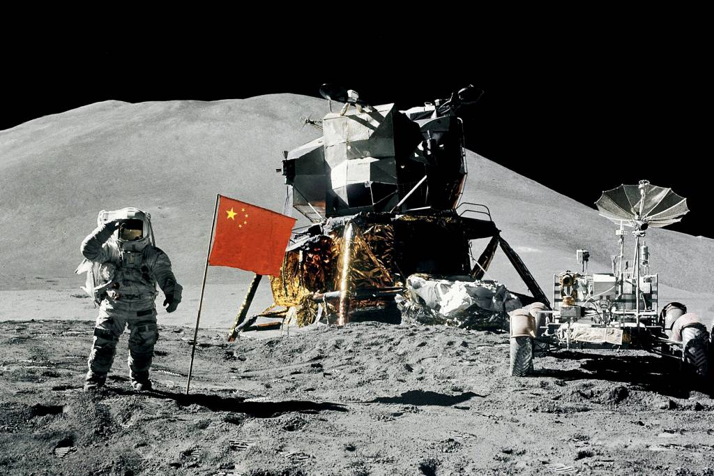 RIVAIS - Bandeira chinesa no lugar da americana: o solo lunar virou obsessão -