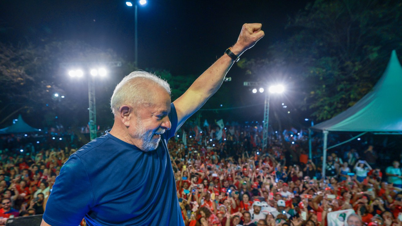 Lula durante evento em Minas Gerais nesta sexta-feira - 23/09/2022