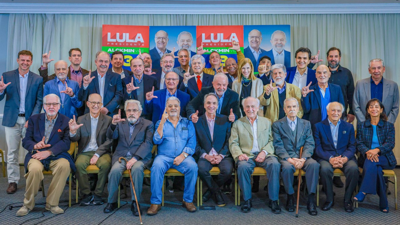 27.09.2022 â Lula e Alckmin, da ColigaÃ§Ã£o Brasil da EsperanÃ§a, participam de encontro com personalidades da sociedade civil, em SÃ£o Paulo (SP). Foto: Ricardo Stuckert