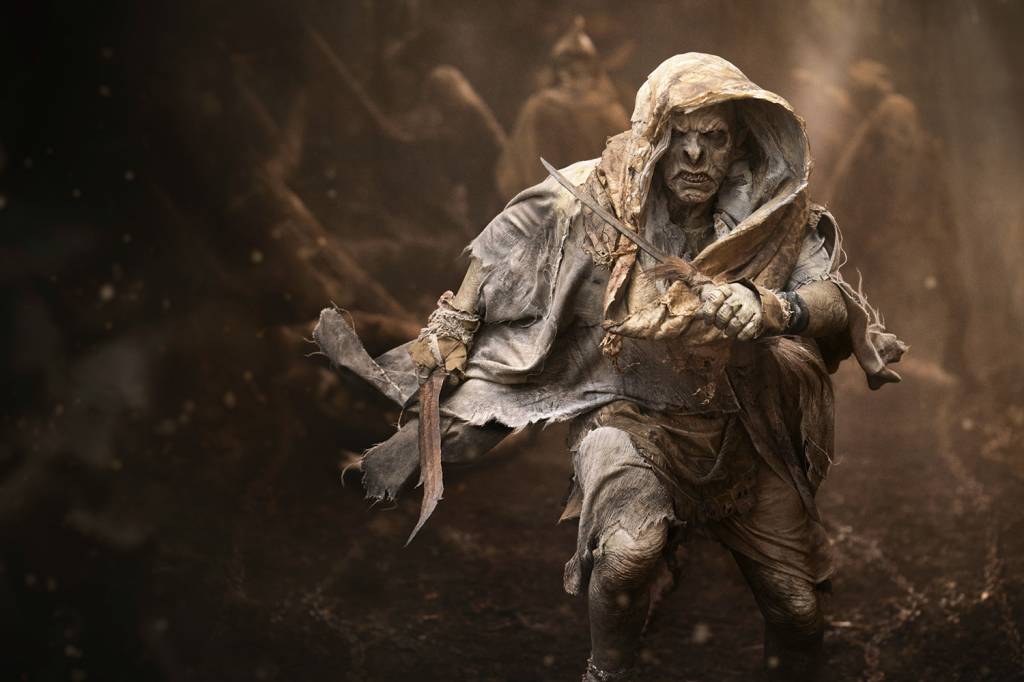 ABRE-2-DUPLA—SERIADO-THE-LORD-OF-THE-RINGS—THE-RINGS-OF-POWER-47.JPG DE OUTRO MUNDO - Os vilanescos Orcs: seres feiosos saídos das lendas anglo-saxãs -