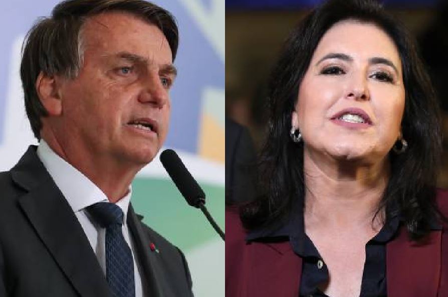 Os presidenciáveis Jair Bolsonaro (PL) e Simone Tebet (MDB)