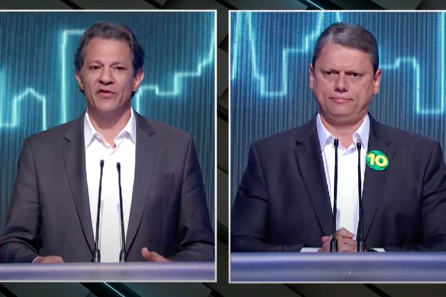 VEJA e pool de veículos acertam debate com Tarcísio e Haddad no 2º turno