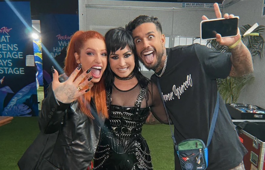 O inusitado pedido de casamento no Rock in Rio com a bênção de Demi Lovato