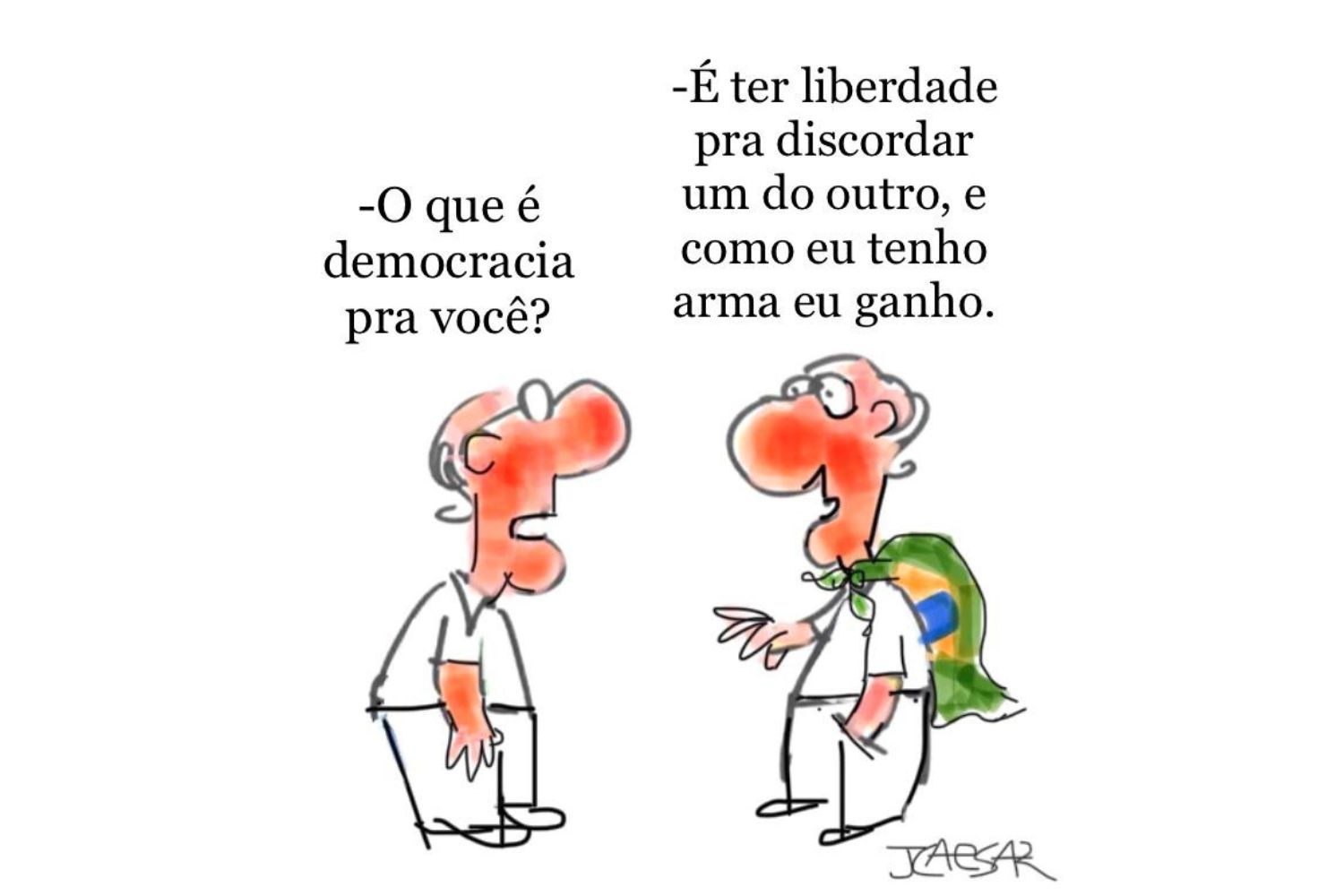 Charge do JCaesar | VEJA