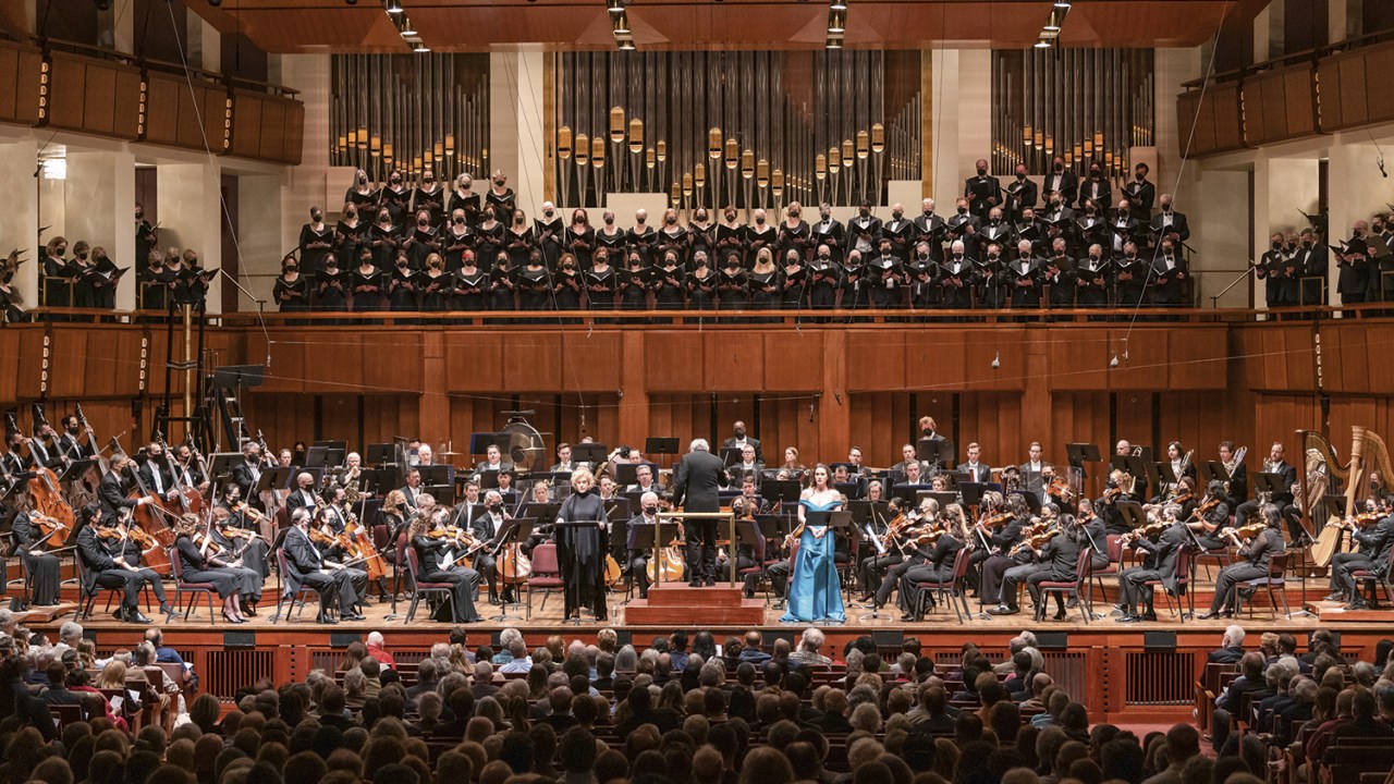 SINFONIA - Orquestra de Washington, nos EUA: todos os artefatos musicais trazem benefícios, de harpas a trompetes -