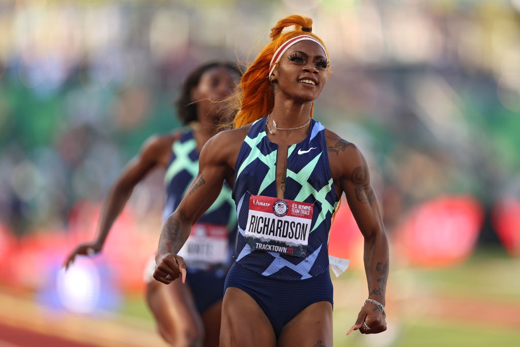 A atleta americana Sha'Carri Richardson -