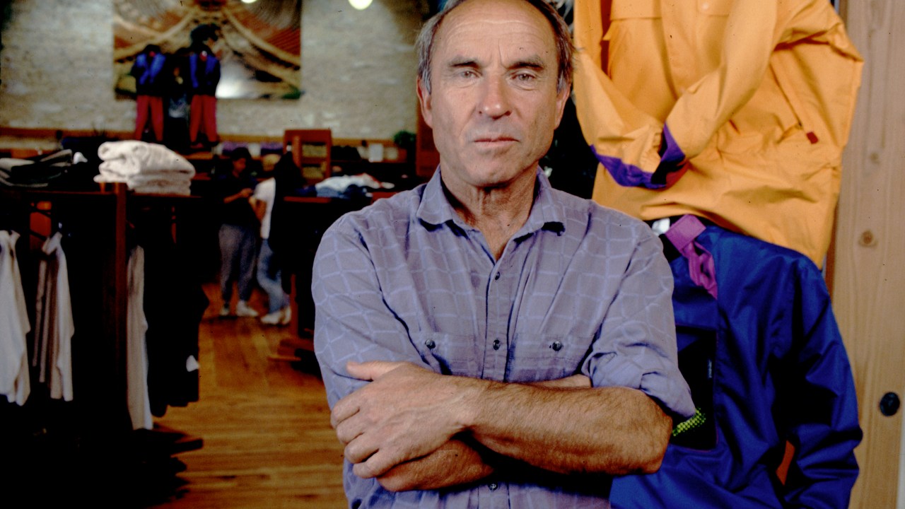 139507 02: ***EXCLUSIVE*** Patagonia store owner Yvon Chouinard poses in his shop November 21, 1993 in California. (Photo by Jean-Marc Giboux/Liaison Agency)