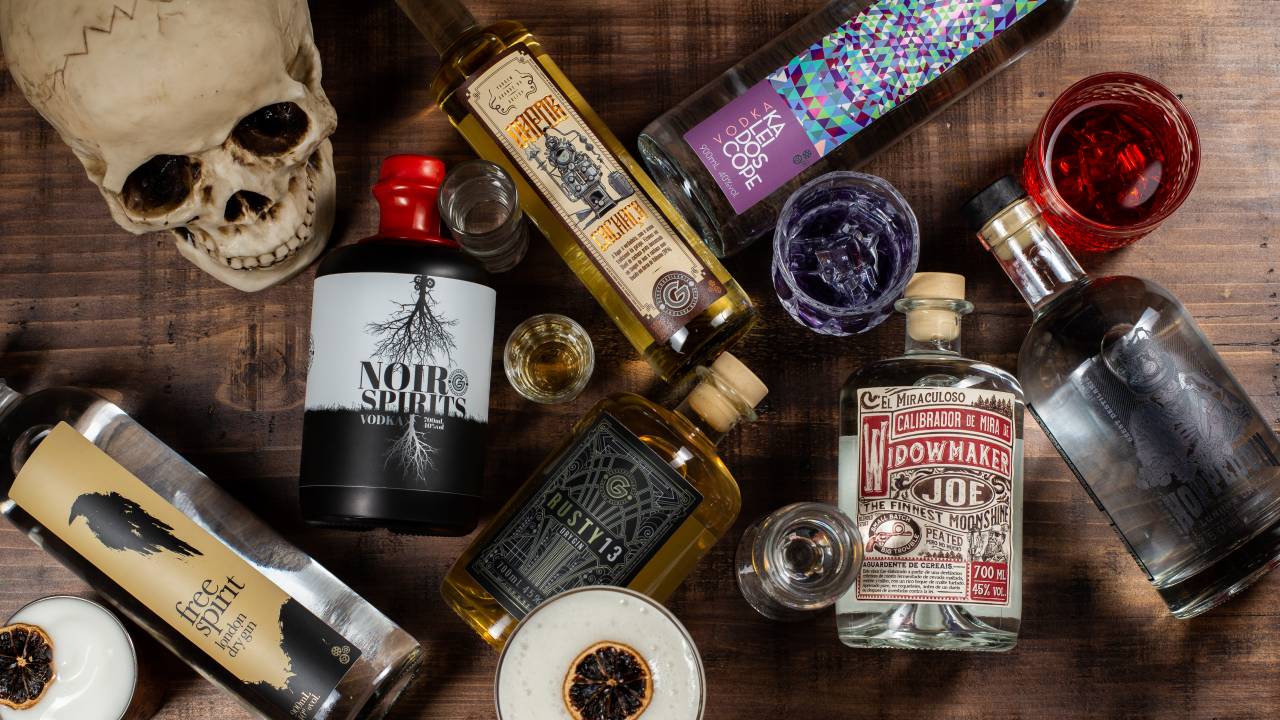 Portfólio variado: a Geest produz gim, vodka, cachaça e até moonshine, um whisky não envelhecido -