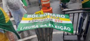Bolsonaristas protestam na Paulista durante o 7 de setembro -